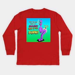 Fanny Kick Kids Long Sleeve T-Shirt